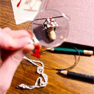 Handcrafted Mushroom Pendant